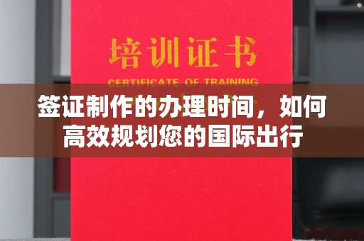 平舆签证制作的办理时间，如何高效规划您的国际出行